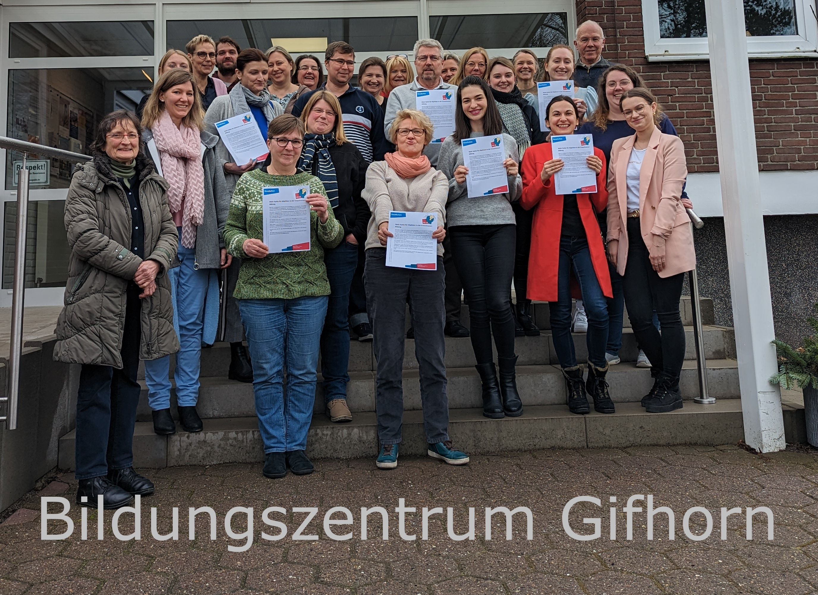 Die Beschäftigten des Bildungszentrums Gifhorn unterstützen die Kampagne!